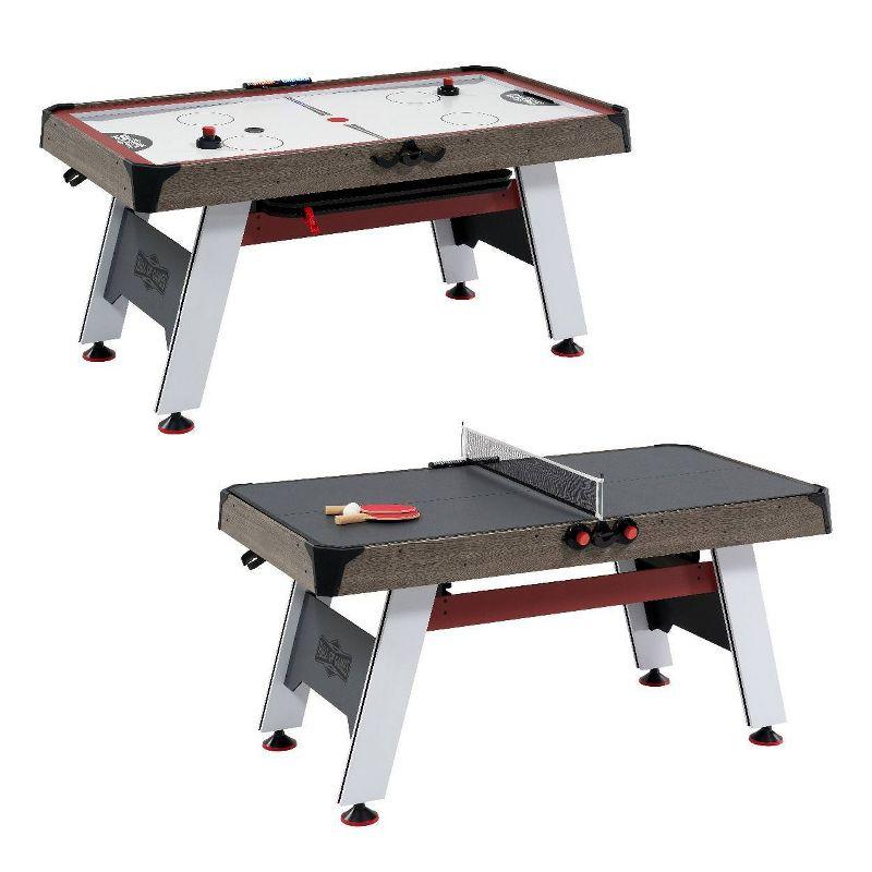 Hall Of Games 66" Air Powered Hockey With Table Tennis Top