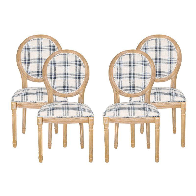 Set of 4 Phinnaeus French Country Fabric Dining Chairs - Christopher Knight Home