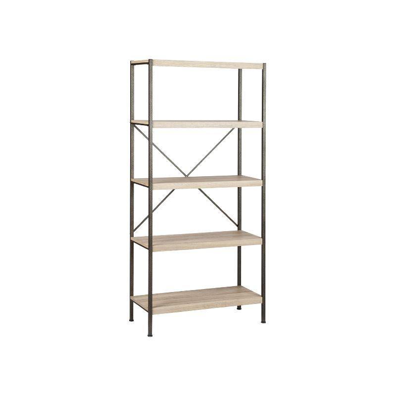 Saint Birch Langer Bookcase, Light Oak