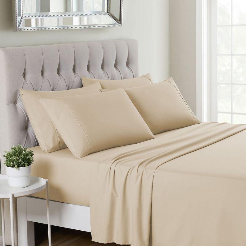 Luxurious Soft Microfiber Sheet Set with Bonus Pillowcases