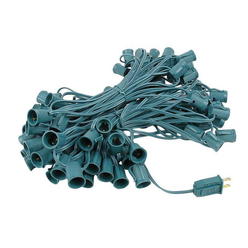 100-Foot Green Wire C9 LED Outdoor Christmas String Lights