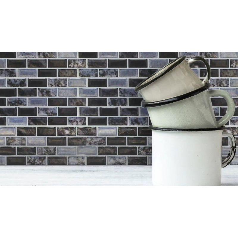 10.5'' W x 10.5'' L PVC Peel and Stick Field Tile
