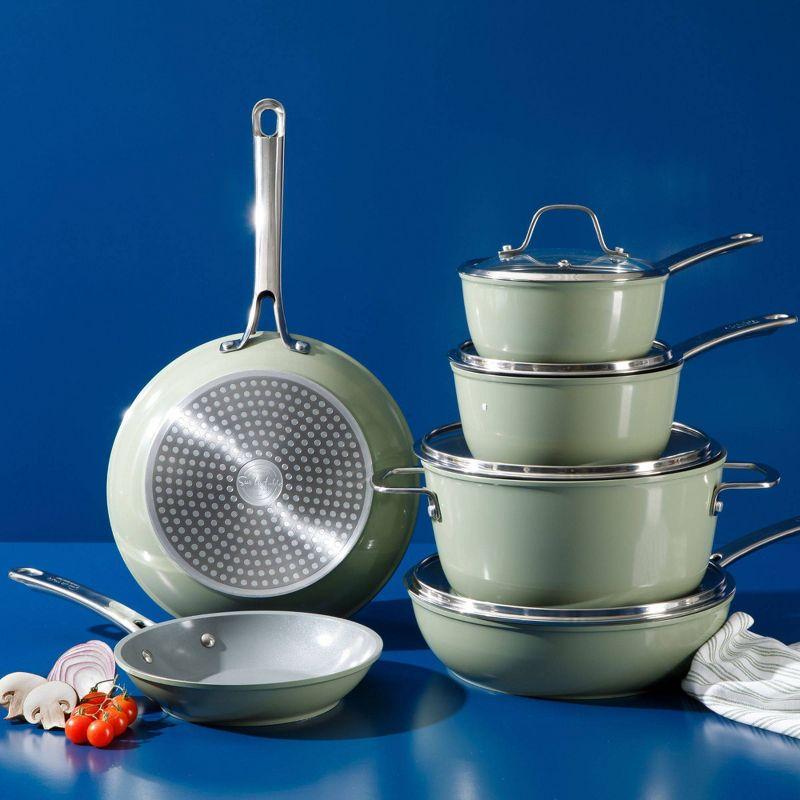 10 - Piece Non-Stick Aluminum Cookware Set