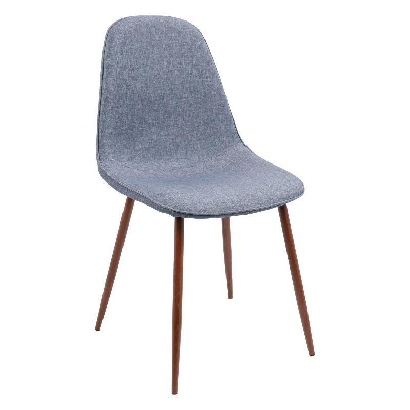 Set of 2 Pebble Mid-Century Modern Dining Accent Chairs - LumiSource