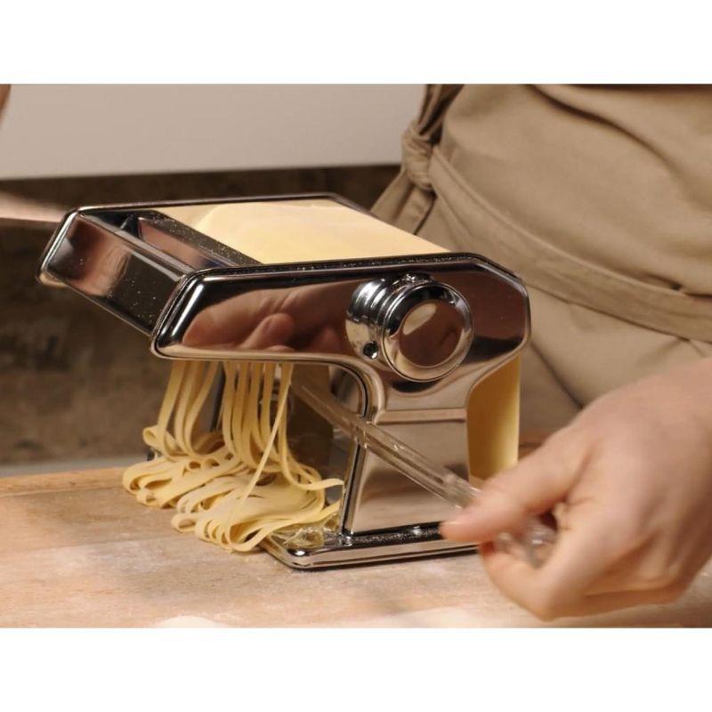 Marcato Atlas Ampia 180 Pasta Machine, Made In Italy, Silver