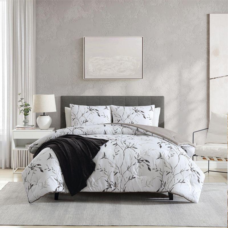 Ink Wash Vine Comforter Bonus Set