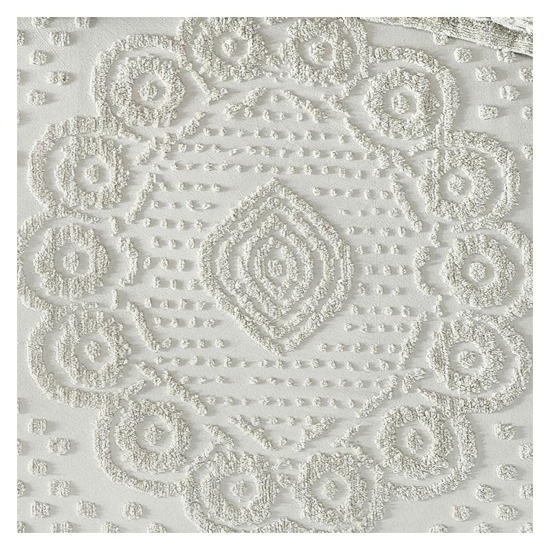 Better Trends Heirloom Collection Machine Washable 100% Cotton Chenille Coverlet / Bedspread Lush & Comfortable Bedding Medallion Pattern Fit All-Season