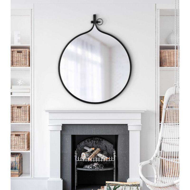 Yitro Metal Framed Wall Mirror - Kate & Laurel All Things Decor