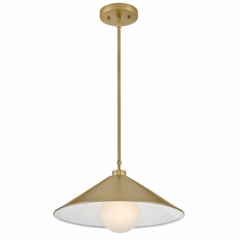 Zoë Single Light Metal Steel Dimmable Pendant