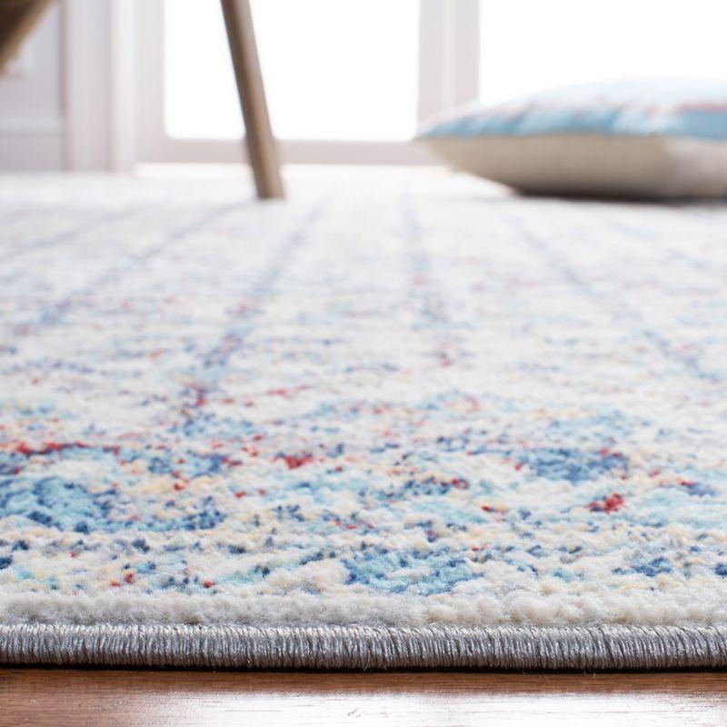 Brentwood BNT869 Power Loomed Area Rug - Ivory/Blue - 6'x9' - Safavieh.