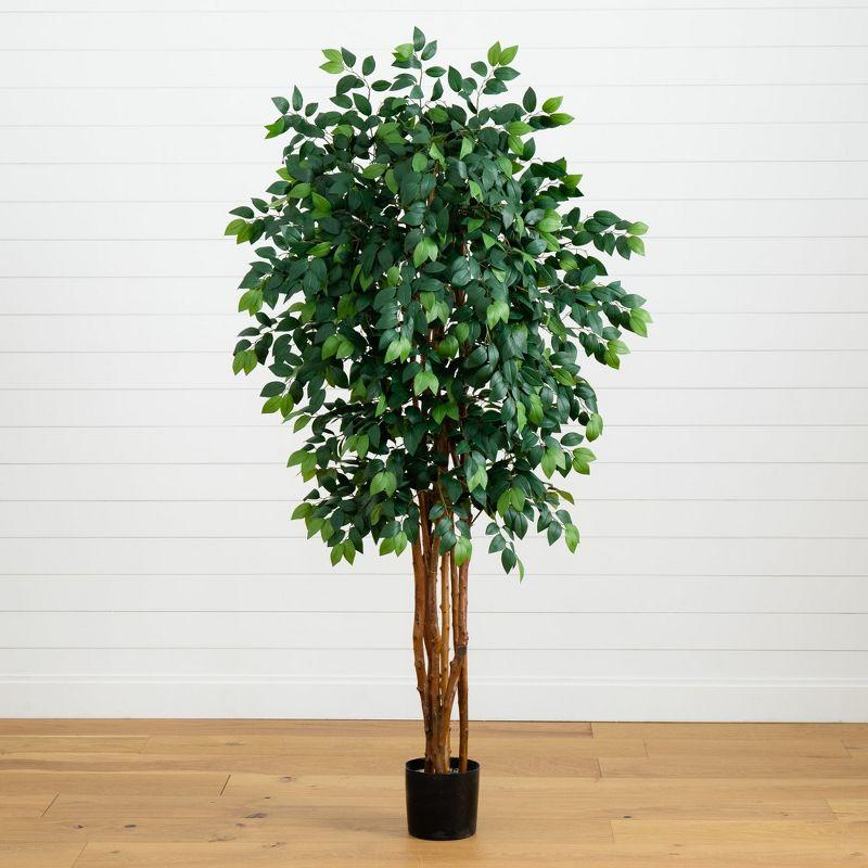 Nearly Natural 7-ft Sakaki Silk Tree