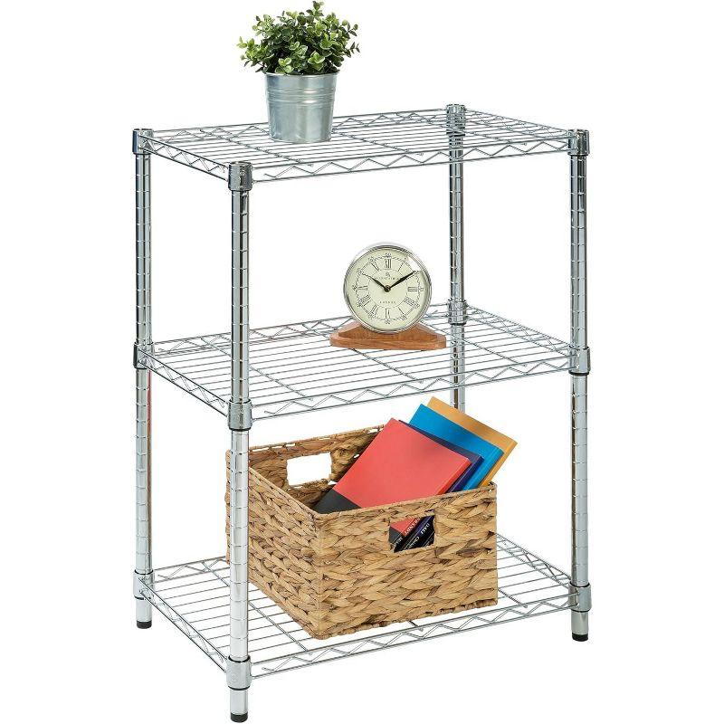 24'' W Steel Height -Adjustable Shelving Unit