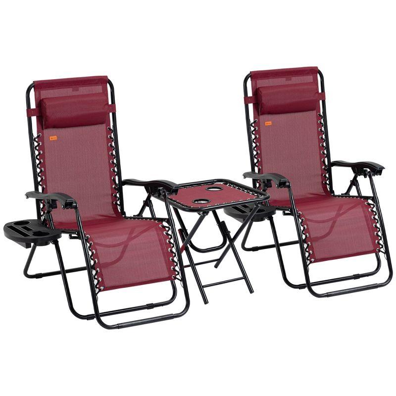 Outsunny Folding Zero Gravity Chair