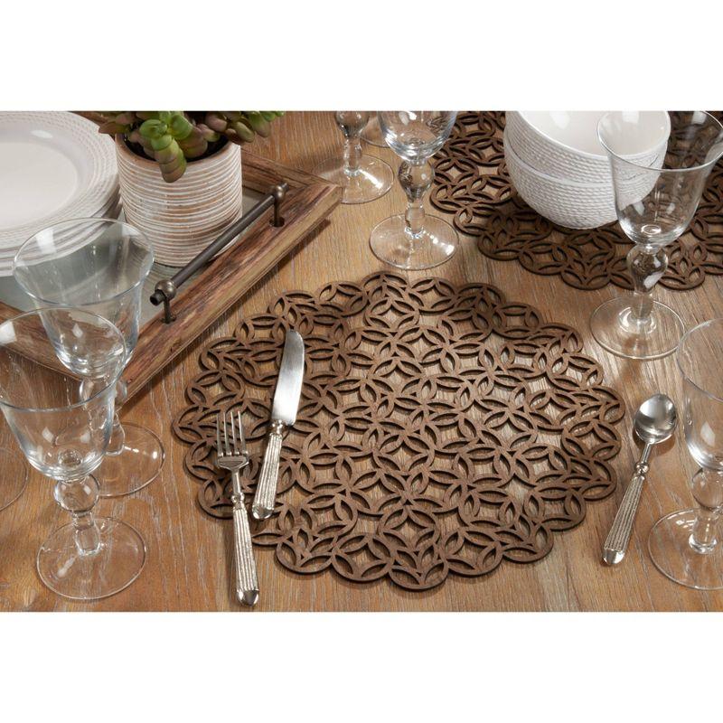 Geometric Round Placemat