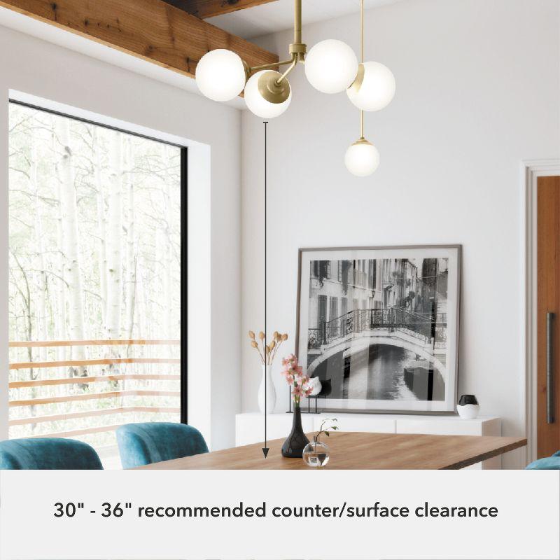 Hunter Fan Hepburn 4 - Light Sputnik Sphere Chandelier