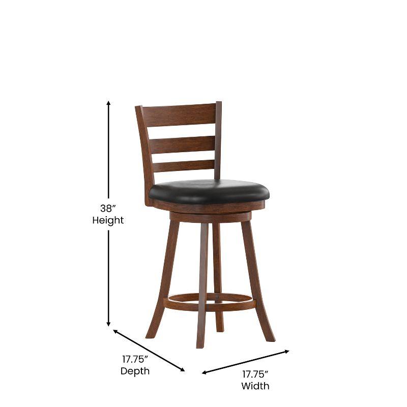 Taylor & Logan 38" Zayne Square Counter Height Barstool