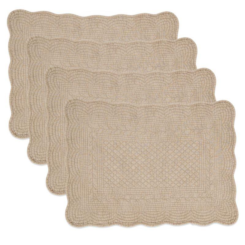 Cotton No Pattern Rectangle Placemat