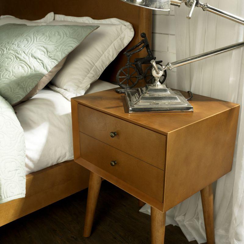 Acorn Mid-Century Modern 1-Drawer Nightstand