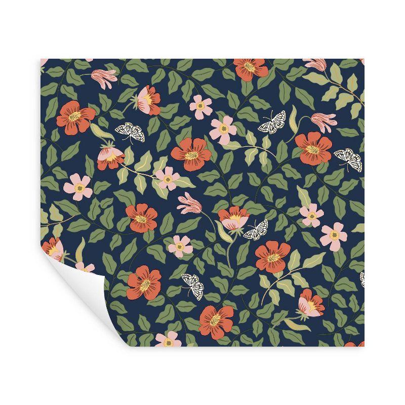 Rifle Paper Co. Primrose 20' L x 20.5" W Peel and Stick Wallpaper Roll