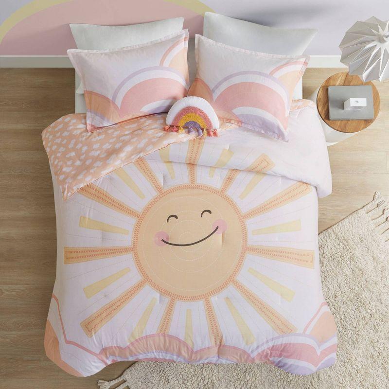 Dawn Sunshine Clouds Reversible Comforter Set