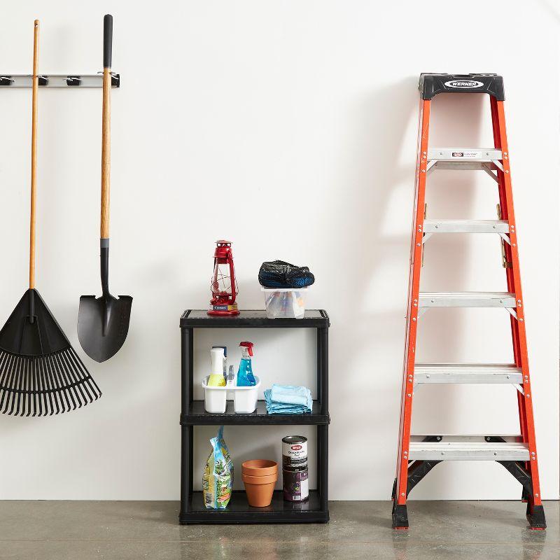 Gracious Living Storage 24'' W Plastic Shelving Unit