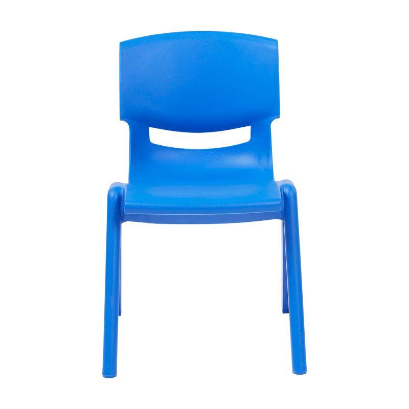 ECR4Kids Plastic School Stack Chair, Classroom Furniture