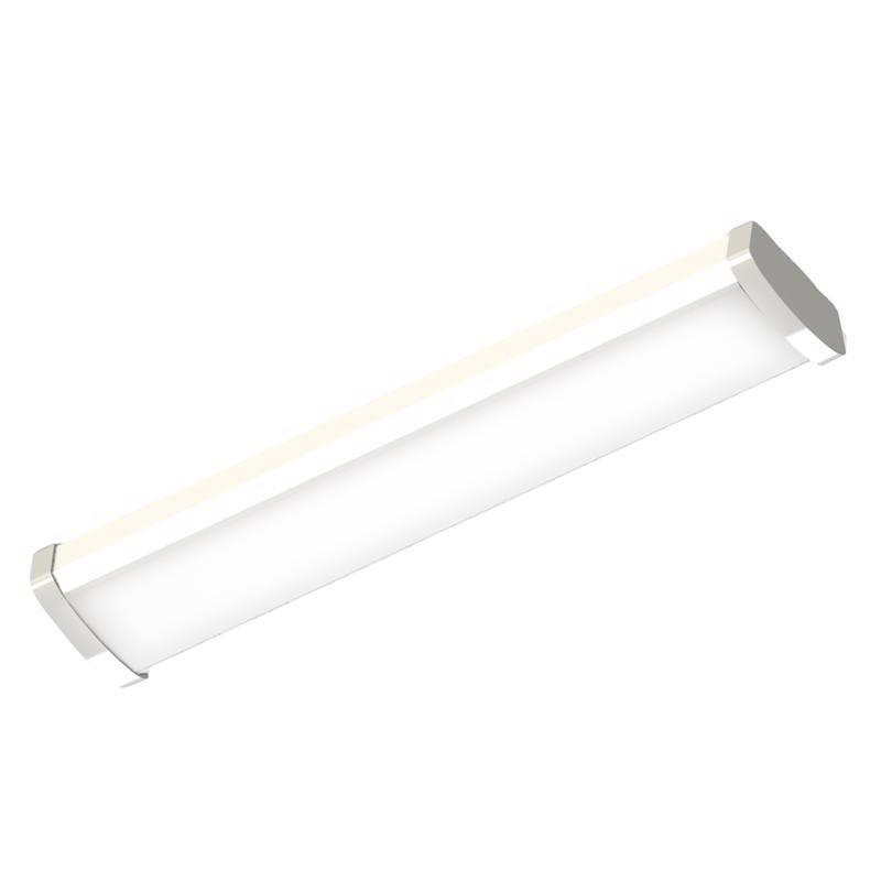 Metalux 48" White Steel LED Wraparound Light Fixture