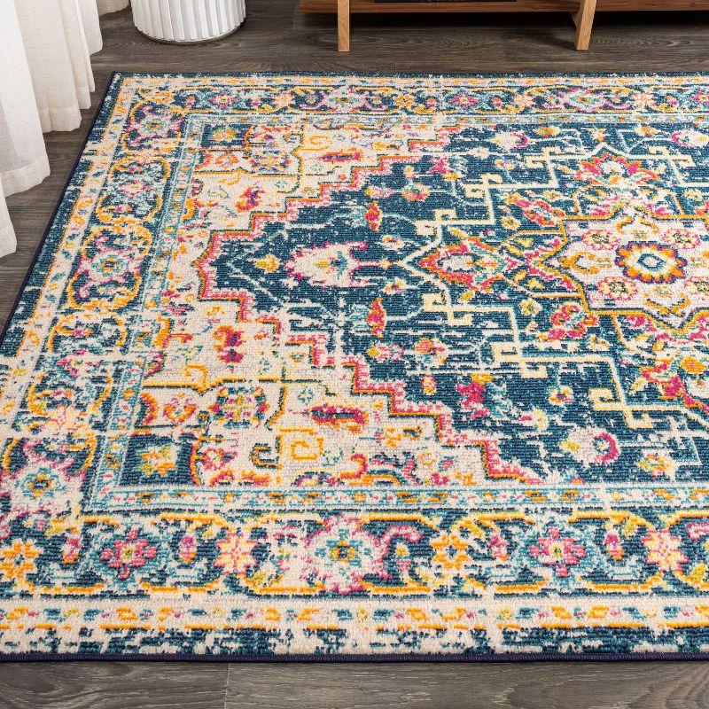 Brooklyn Geometric Medallion Area Rug  - JONATHAN Y