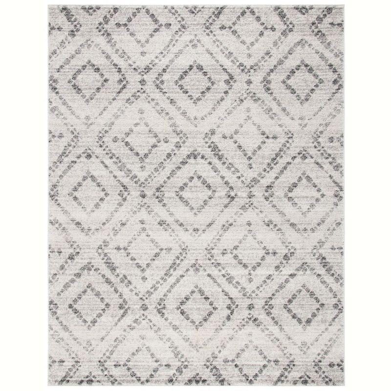 Adirondack ADR131 Machine Made Indoor Area Rug - Light Grey/Grey - 8'x10' - Safavieh