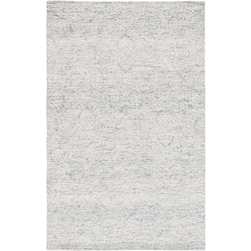 Elegance Gray 4' x 6' Hand-Tufted Wool Area Rug