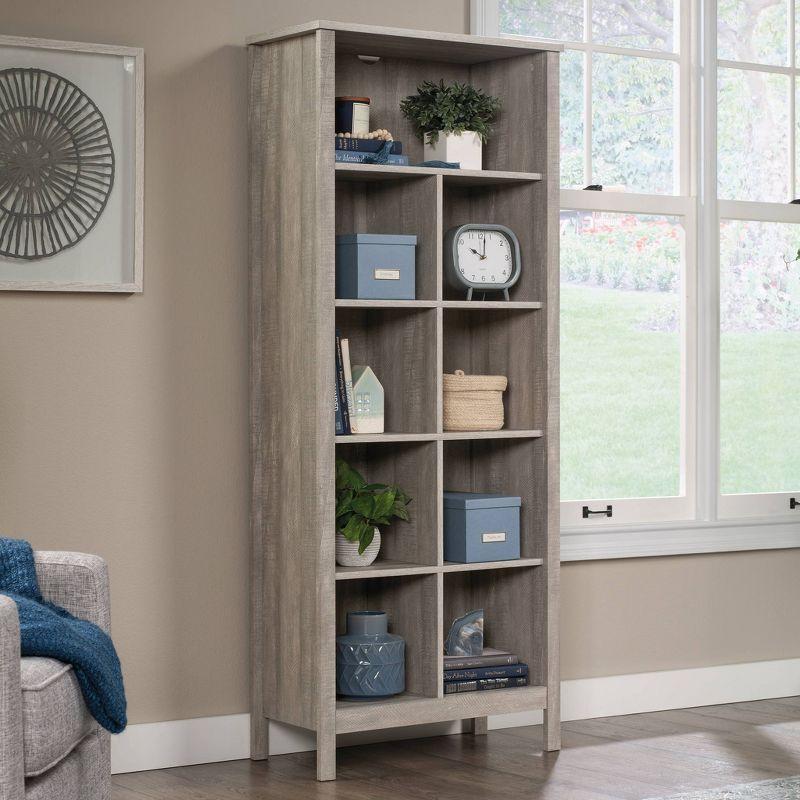 Sauder 65.748" 9 Cube Vertical Bookcase Spring Maple: Fixed Shelves, MDF, Recyclable