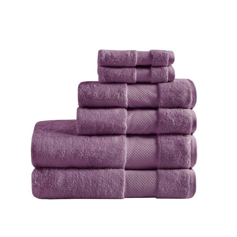 Turkish 6 Piece 100% Cotton Oversized Towel Set