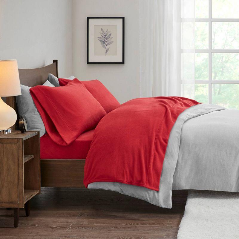 Madison Park Micro Fleece Sheet Set