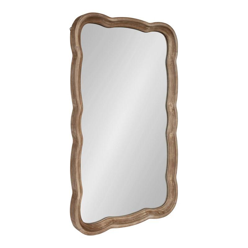 23.5" x 38" Hatherleig Scallop Wall Mirror - Kate & Laurel All Things Decor