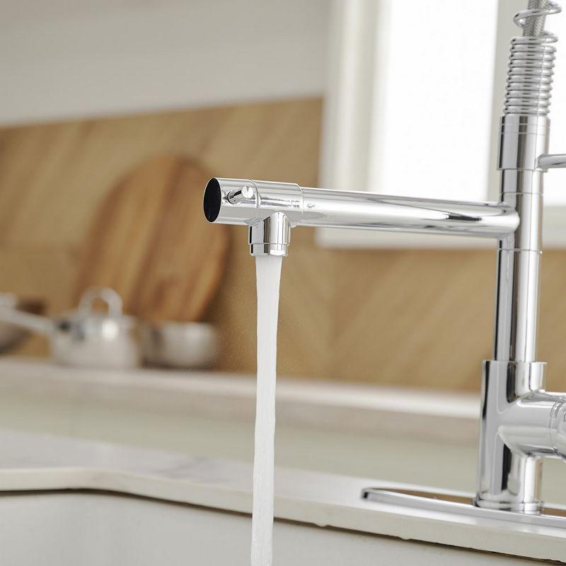 Pull Down Single Handle Kitchen Faucet with Accessories