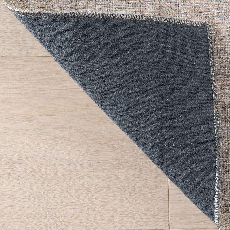 Nuloom Hillstone Collection Giorgina Traditional Vintage Medallion Area Rug, 6' 7" x 9', Ivory