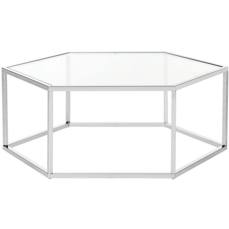 Eliana Coffee Table - Chrome - Safavieh