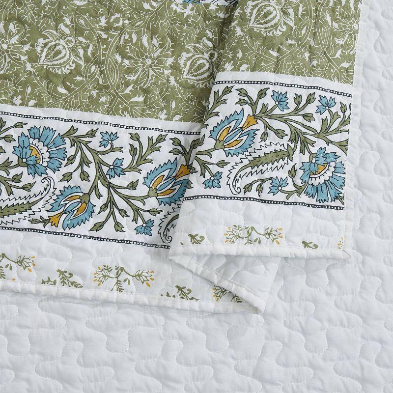 Marseille 3-Piece Microfiber Paisley Quilt Set