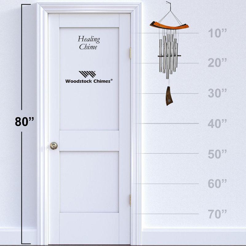 Woodstock Windchimes Woodstock Healing Chime, Wind Chimes For Outside, Wind Chimes For Garden, Patio, and Outdoor Decor, 34"L