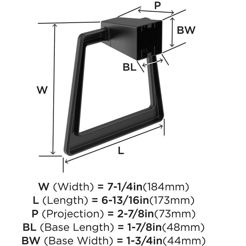 Amerock Blackrock Wall Mounted Towel Ring