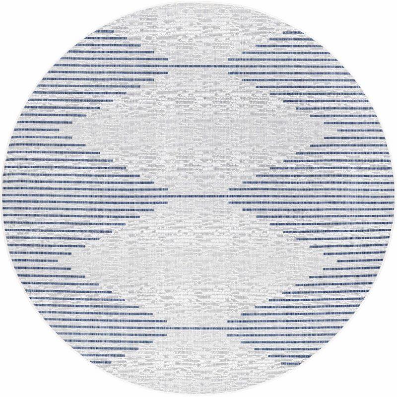 Hauteloom Rectangle Area Rug   Navy