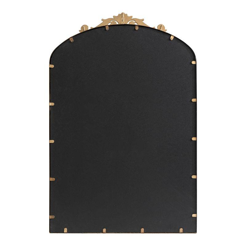 24" x 36" Arendahl Traditional Arch Decorative Wall Mirror Gold - Kate & Laurel All Things Decor