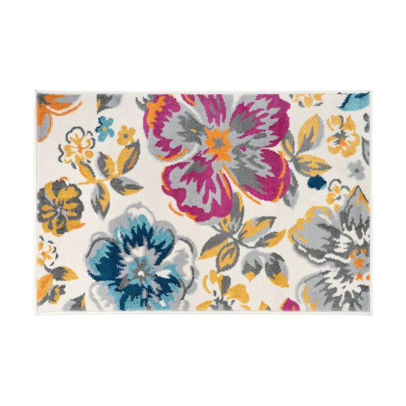 World Rug Gallery Modern Floral Desing Area Rug