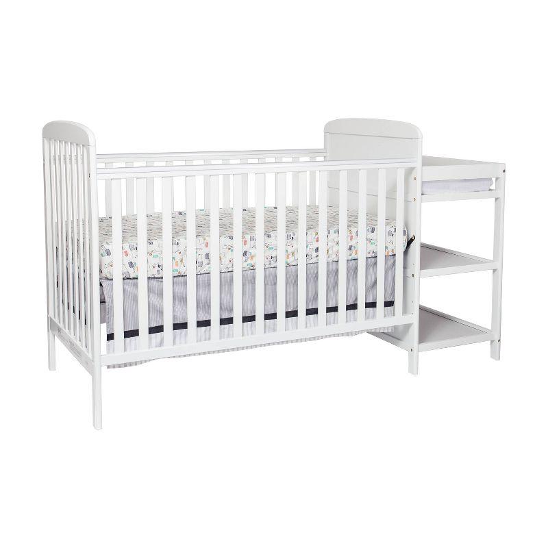 Suite Bebe Ramsey 3-in-1 Convertible Crib and Changer  - White