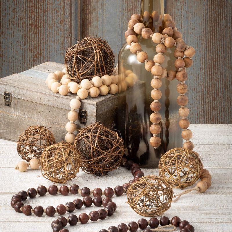 Sullivans Beaded Wood Garland