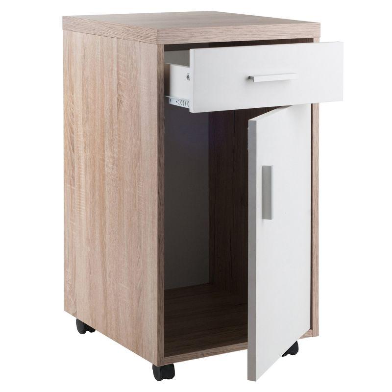 Kenner Mobile Storage Cabinet Wood - Winsome