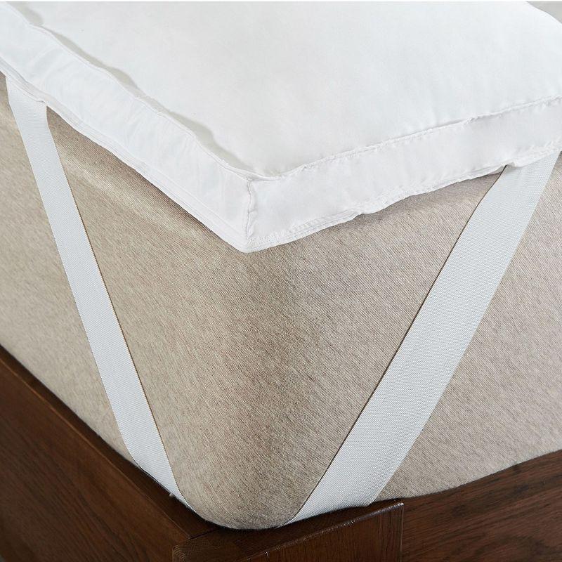 Cheer Collection Luxury Down Alternative Mattress Topper with Anchor Bands (Full)