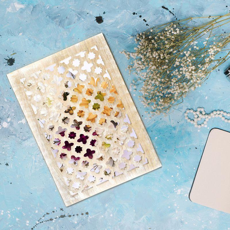 Mela Artisans Wood Keepsake Box with Hinged Lid in Trellis Design White- Extra Large