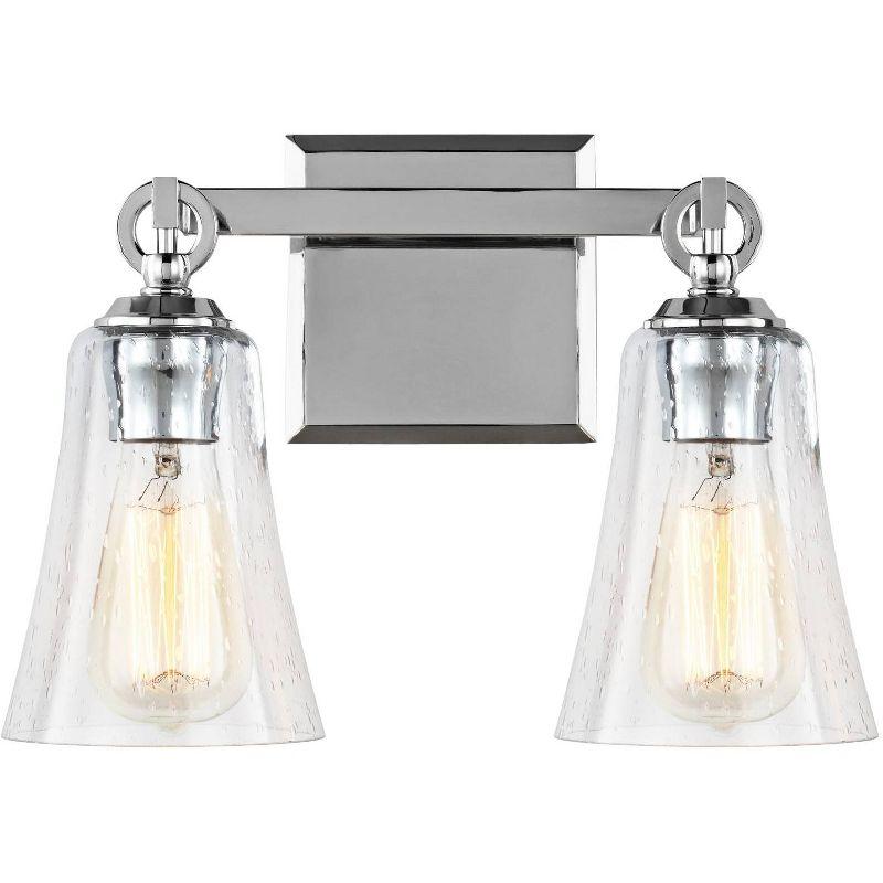 Generation Lighting Monterro 9 1/2" High 2-Light Chrome Wall Sconce