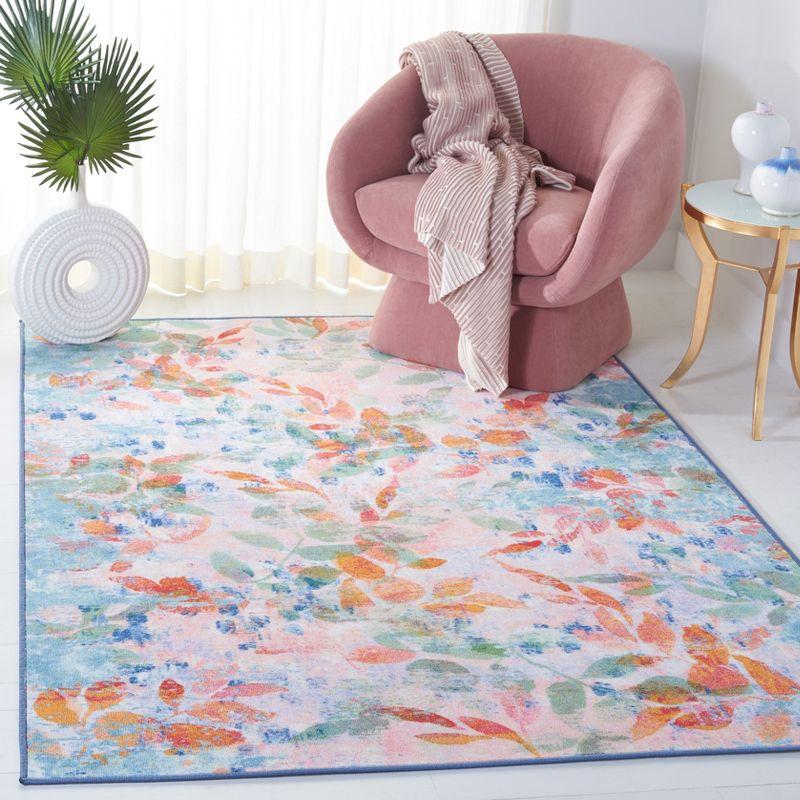 Nichalos Performance Machine Washable Floral Rug